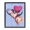 Stupell Industries Vibrant Heart Balloons Floating Frame, design by Michael Willett